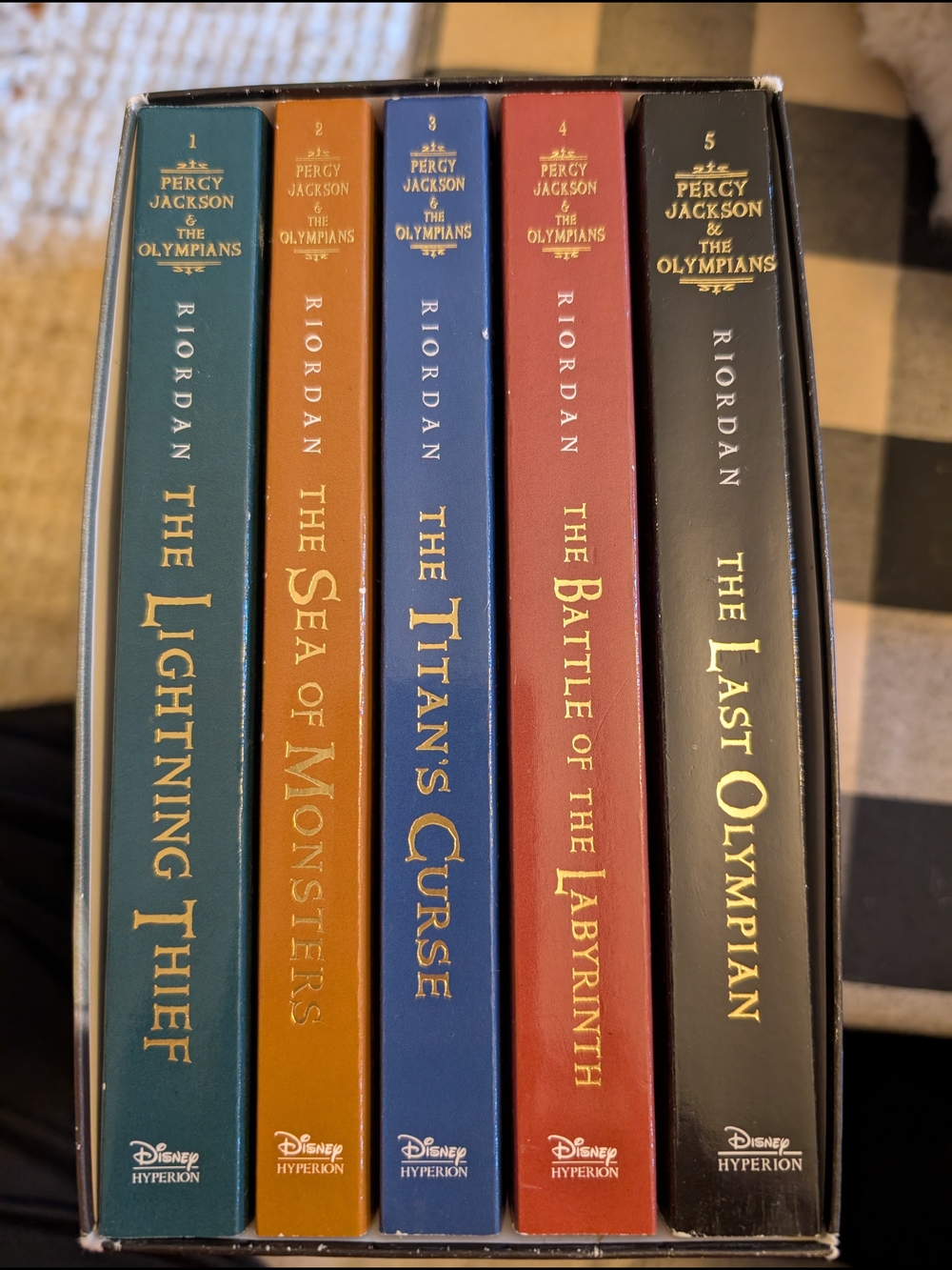 Percy Jackson & The Olympians Box Set – Multi-Color Hardcover Collection